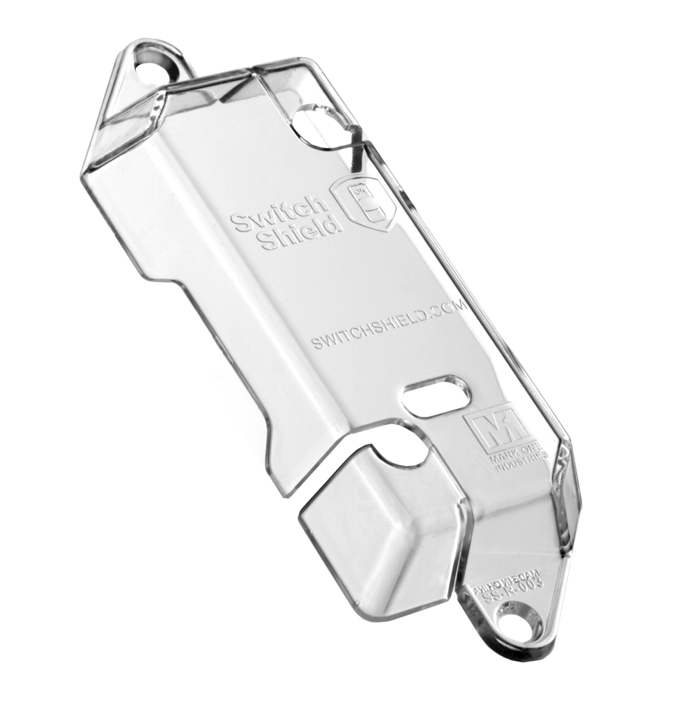 Switch Shield ON Clear Dual Option, Rocker Style, Light Switch Guards