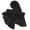 Black, variant on Mercerized Cotton Headscarf With Rhinestones Decoration Women's Elegant Lightweight Scarf Shawl
