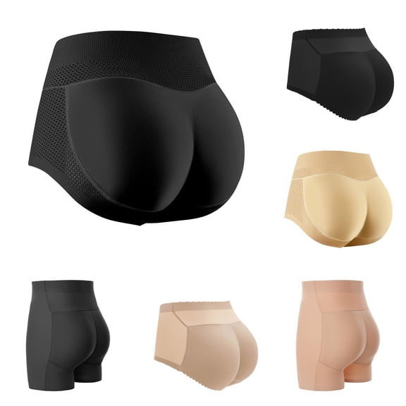 SIYUDAN Women's Padded Lifter Panties Seamless Lifting Shapewear Underwear M