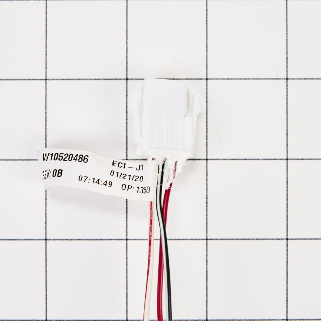 Whirlpool WPW10485962 W10485962 Ice Maker Sensor Original Equipment (OEM) Part, White
