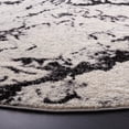 thumbnail image 3 of SAFAVIEH Tulum Liz Abstract Area Rug, 6'7" x 6'7" Round, Ivory/Black, 3 of 7
