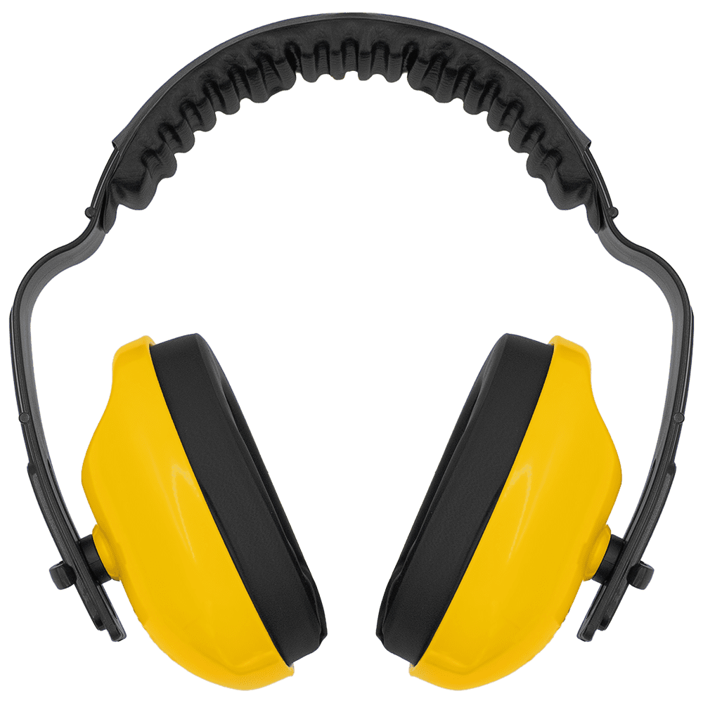 Zenport EM106 Adjustable Headband Ear Muffs, Yellow with Black, Yellow