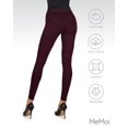 thumbnail image 6 of MeMoi Lisse Chino Cotton Blend Leggings - Womens - Female (S-M, Fig), 6 of 7