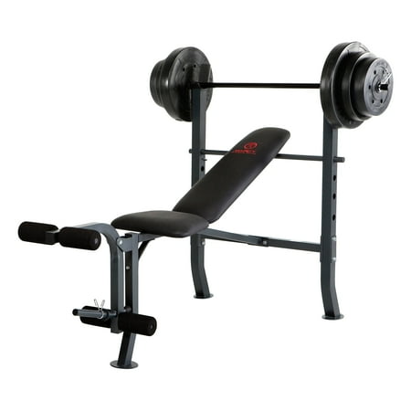 Marcy Standard Bench with 100 lb Weight Set, MD-2082W, olympic bench press,marcy pro bench