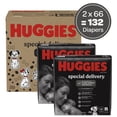 thumbnail image 2 of Huggies Special Delivery Hypoallergenic Baby Diapers Size Newborn (up to 10 lbs), 132 Ct, Fragrance Free, Safe for Sensitive Skin, 2 of 9