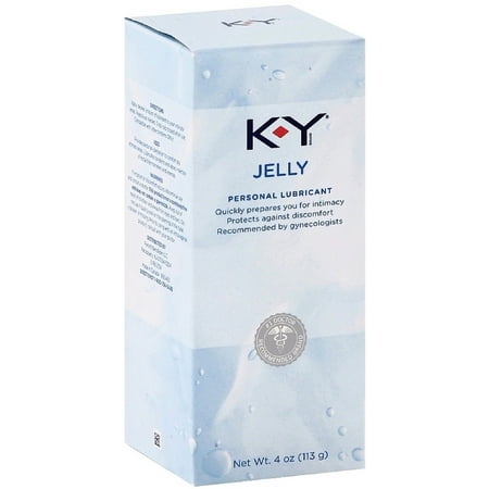 K-Y Jelly Personal Lubricant 4 oz (Pack of 2)