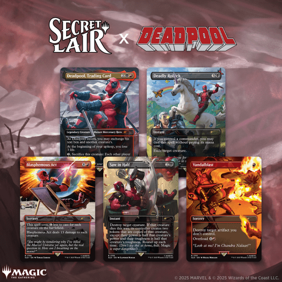 Magic the Gathering Secret Lair x Marvel's Deadpool (Non-Foil)