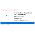 thumbnail image 2 of Air Duct Hardware - Compatible with 2001 - 2006 BMW 330Ci 2002 2003 2004 2005, 2 of 2