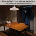 thumbnail image 4 of Ventilador de Techo Silencioso con Luz LED, 5 Aspas, Control Remoto, Intensidad Regulable – Blanco CM-TOP, 4 of 4