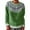 Green #808, variant on Womens Sweaters Cozy Women's Retro Art Printed Comfortable Casual Knitted Round Neck Pullover Business Casual Sweaters