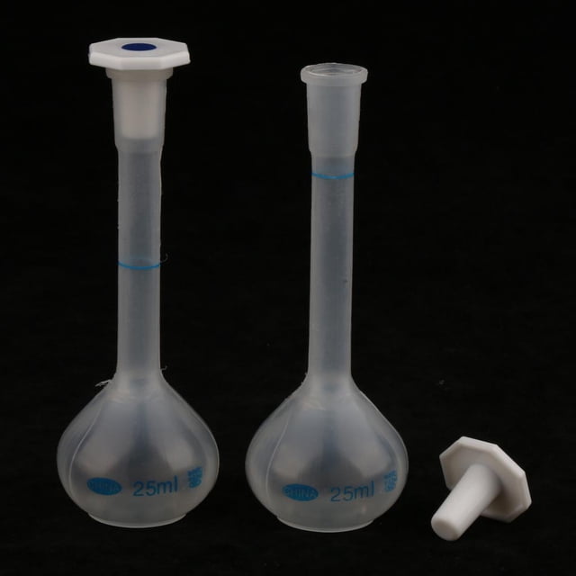 Matraz aforado de cuello de laboratorio de 2 piezas con tapón, pared gruesa, grado alimenticio shamjiam Frasco volumétrico de laboratorio