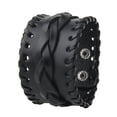 thumbnail image 3 of Brazalete para mujer, de 4,5 cm de ancho, cinturón sintética, brazalete Negro Hugo Brazalete ancho para hombre, 3 of 5