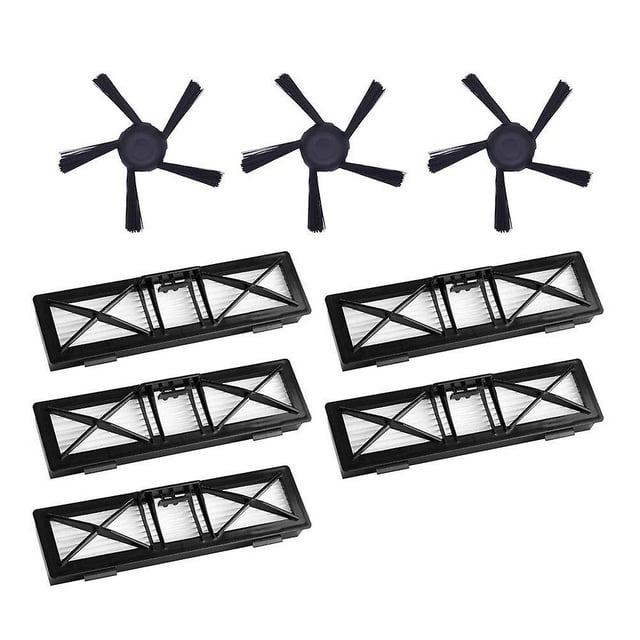 Reemplazo de robots de barrido 5 uds Ultra filtros y 3 uds cepillos de 5 brazos para Neato Connected D5 D6
