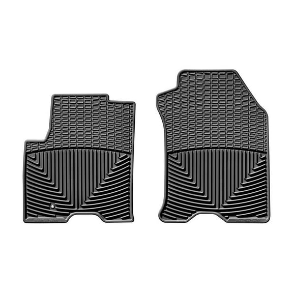 WeatherTech All-Weather Floor Mats compatible with 2008-2009 Ford Focus - 1st Row (Driver & Passenger), Black