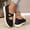 Black, variant on YOUYEDIAN Loafers for Women Fashion Cross Strap Design Breathable Mesh Comfy Flats Versatile Platform Slip On Casual Walking Shoes
