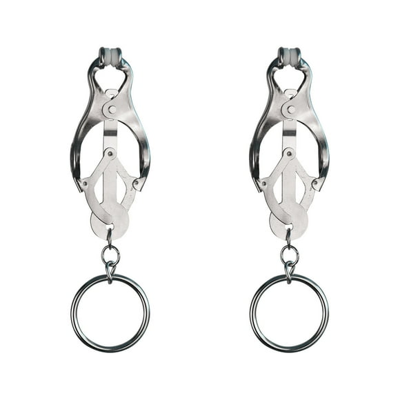 Adult products iron ring breast clip loose shot accessories binding alloy clip for Enjoyment