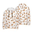 thumbnail image 6 of Bingfone Labrador Retriever Dog Men's Drawstring Hoodie Long Sleeve Pocket Sweatshirts-Large, 6 of 6