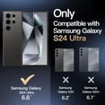 thumbnail image 2 of JETech Grip Case for Samsung Galaxy S24 Ultra, Soft TPU Slim Fit Protective Phone Cover with Camera Lens Full Protection, Shockproof (Titanium Black), 2 of 6