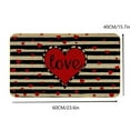 thumbnail image 3 of Valentine's Day Love Doormat,Valentine's Doormat with Non-Slip Backing,Red Heart Valentine's Day Outside Mat for Front Porch Home Entrance Anniversary,Valentine's Day Love Heart Indoor Mat, 3 of 3