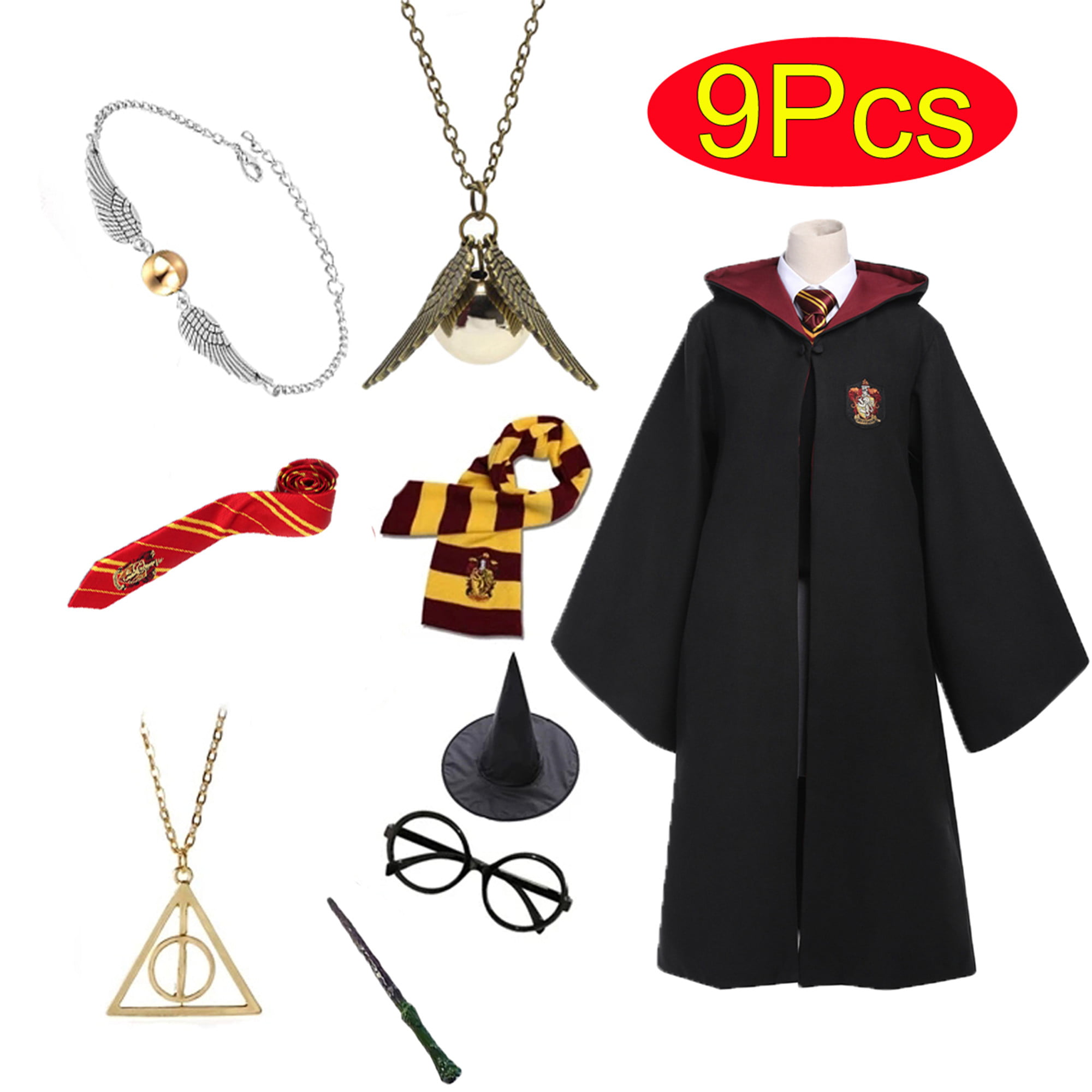 1x Harry Potter Ties Gryffindor Fancy Dress Costume Halloween Masquerade Cosplay 