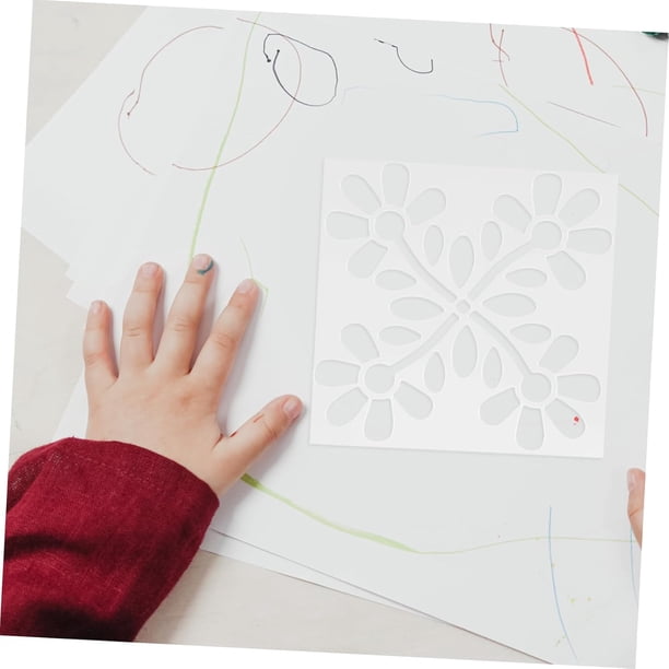 Plantilla de pintura rupestre: los niños menores de 3 años deben usar este producto bajo la supervisión de sus padres. Juego de plantillas de dibujo de emparejamiento aleatorio de 48 piezas: