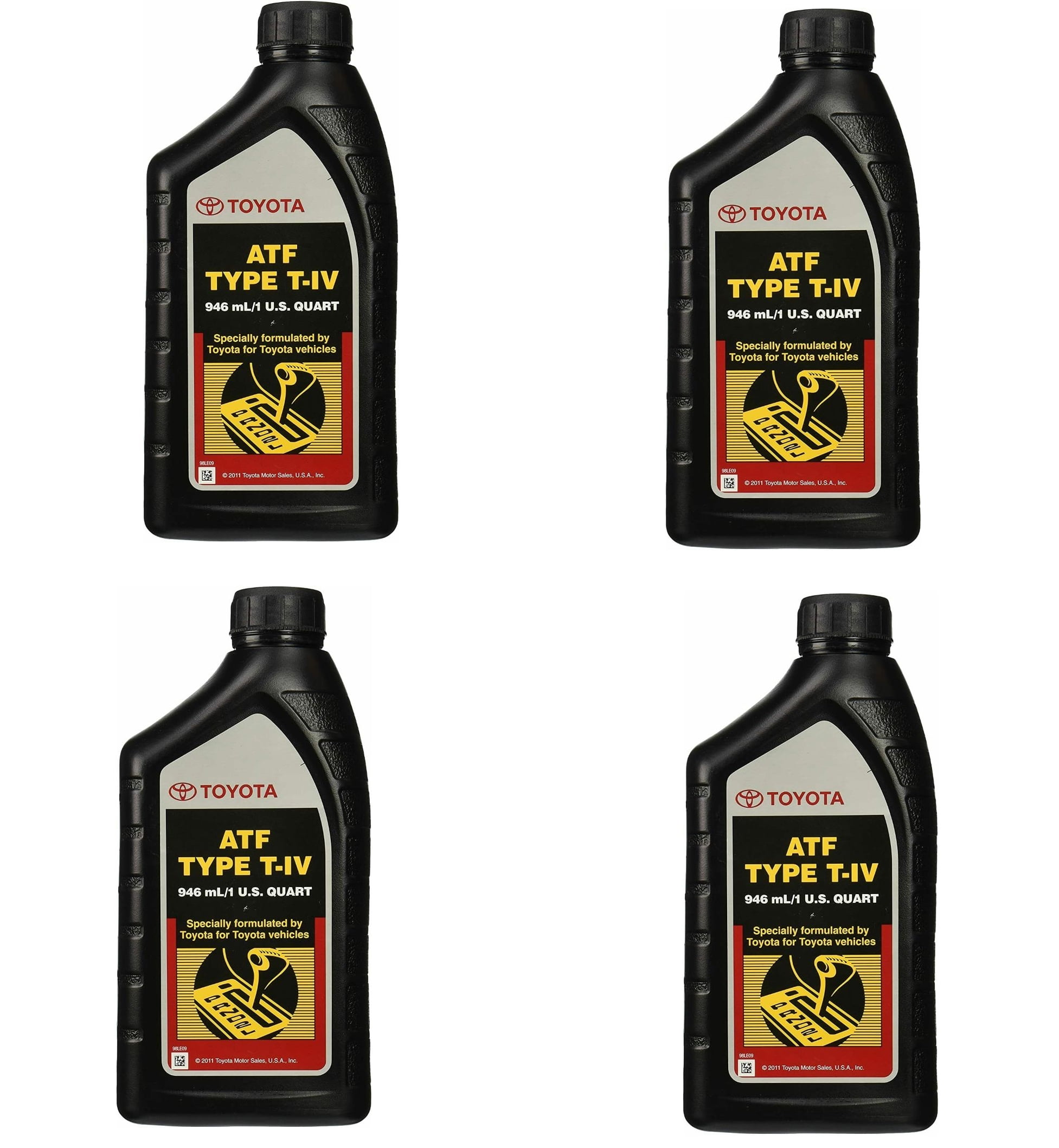 DTS ATF Type T-IV Toyota Lexus Automatic Transmission Fluids, 1 qt (4 pack)