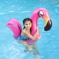 thumbnail image 3 of PoolCandy Inflatable Animal Ride-On Noodle - Pink Flamingo Pool Noodle, 3 of 4
