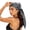Dark Gray, variant on Fewfanhot Women Satin Square Head Scarf Pre Tied Bandana Silky Hair Wrap Turban Head Cover