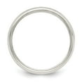 thumbnail image 2 of Sterling Silver 5mm Half Round Milgrain Size 7.5 Band, 2 of 5