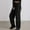 Black-2, variant on Women's Goth Cargo Pants Wide Leg Baggy Casual Hiking Trousers High Waist Loose Fit Mutil Pocket Y2K Parachute Pants