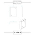 thumbnail image 3 of Wyndham Collection Sheffield 48" Wood Single Bathroom Vanity in Espresso/White, 3 of 3