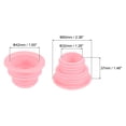 thumbnail image 2 of Uxcell Drain Pipe Seal Hose Silicone Plug Sewer Sealing Ring Connector, Pink 3 Pack, 2 of 5