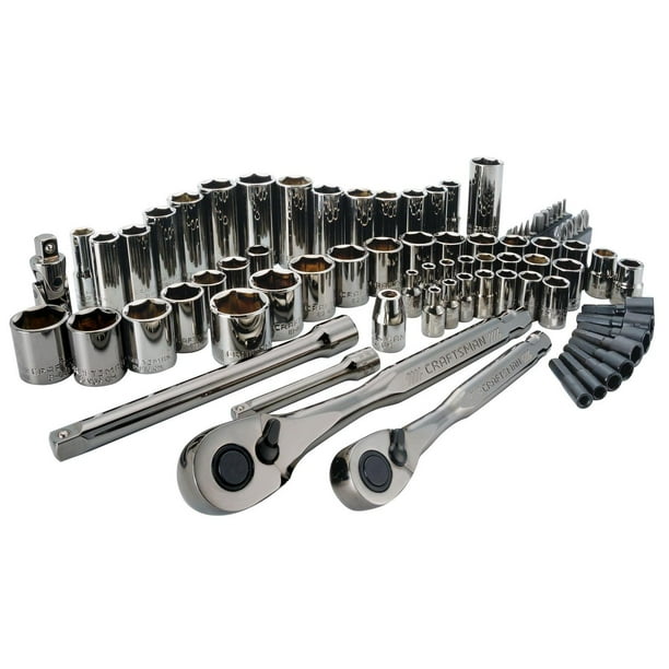 Juego de Herramientas Mecánicas CRAFTSMAN 81 Piezas SAE Métrico