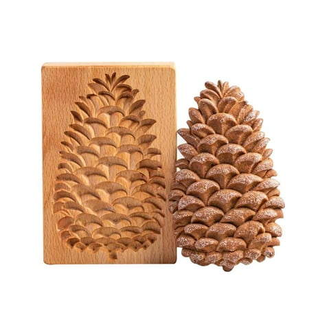 

Wooden Cookie Mold Press Moon Cake Cookie Mold Kitchen Baking Tool for DIY Chocolates Candies Sweets