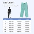 thumbnail image 4 of Balery Teal Turquoise Glitter Pantalones de pijama para hombre, pijama ultraligero, pantalón de descanso-Medium, 4 of 6