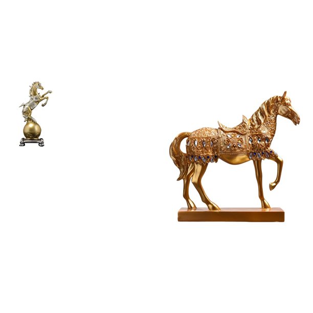 Escultura De Caballo De Resina Moderna, Figura Coleccionable, Adorno Decorativo Para Centro De Mesa, Estatua De Animal Grabada Para El Hogar, La Oficina, La Sala De Estar, La Decoración De