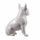 thumbnail image 3 of Figura Hi-Line Gift Ltd., bulldog francés, 25 cm, color blanco, 3 of 7