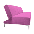 thumbnail image 4 of Sofa Cama Reclinable El Bazar Store Miami Rosa terciopelo, Futon 3 posiciones, Sala, Love Seat, 4 of 7