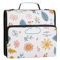 thumbnail image 5 of FORMRS Zipper Binder with Shoulder Strap 2-inch Ring 500 Sheet Capacity File Bag, Cartoon Doodles, 5 of 5