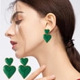 thumbnail image 1 of Pendientes de San Valentín, pendientes de San Valentín para mujer, regalos de San Valentín para ella, pendientes de corazón para mujer, joyería de moda para adolescentes, niñas y adolescentes, pendien, 1 of 7