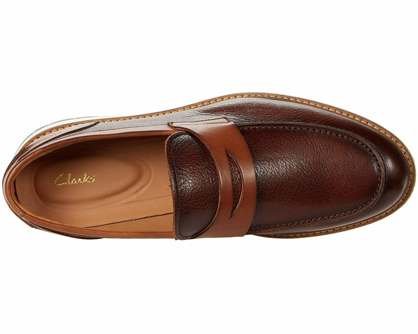 Clarks Men's Chantry Penny Leather Slip 
