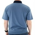 thumbnail image 3 of Classics by Palmland Horizontal Short Sleeve Banded Bottom Shirt with Pocket, 3 of 3