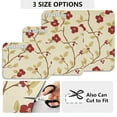 thumbnail image 3 of Red Floral Design on Beige Dish Drying Mat for Kitchen Counter Absorbent Drainer Mats (15.7X11.8Inch), 3 of 8