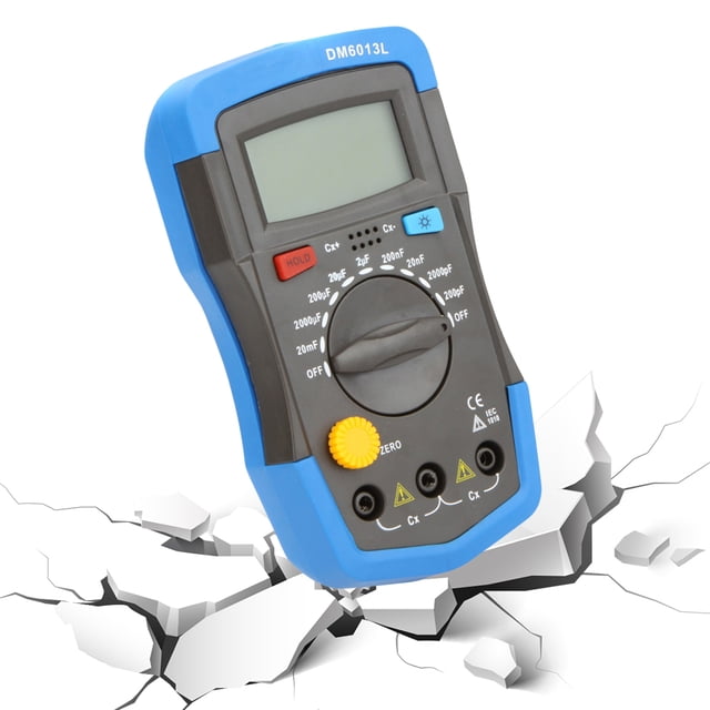 Probador Condensadores DM6013L Herramientas Medición Digitales Alta Precisión 200pF ~ 20mF