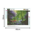 thumbnail image 4 of 40x30CM Forest Wood Patterns Printed Dining patterns rhinestone painting DIY Room Rhinestone Paintings DIY Cross-stitch of Diamond Natural Style Needleworks, 4 of 8
