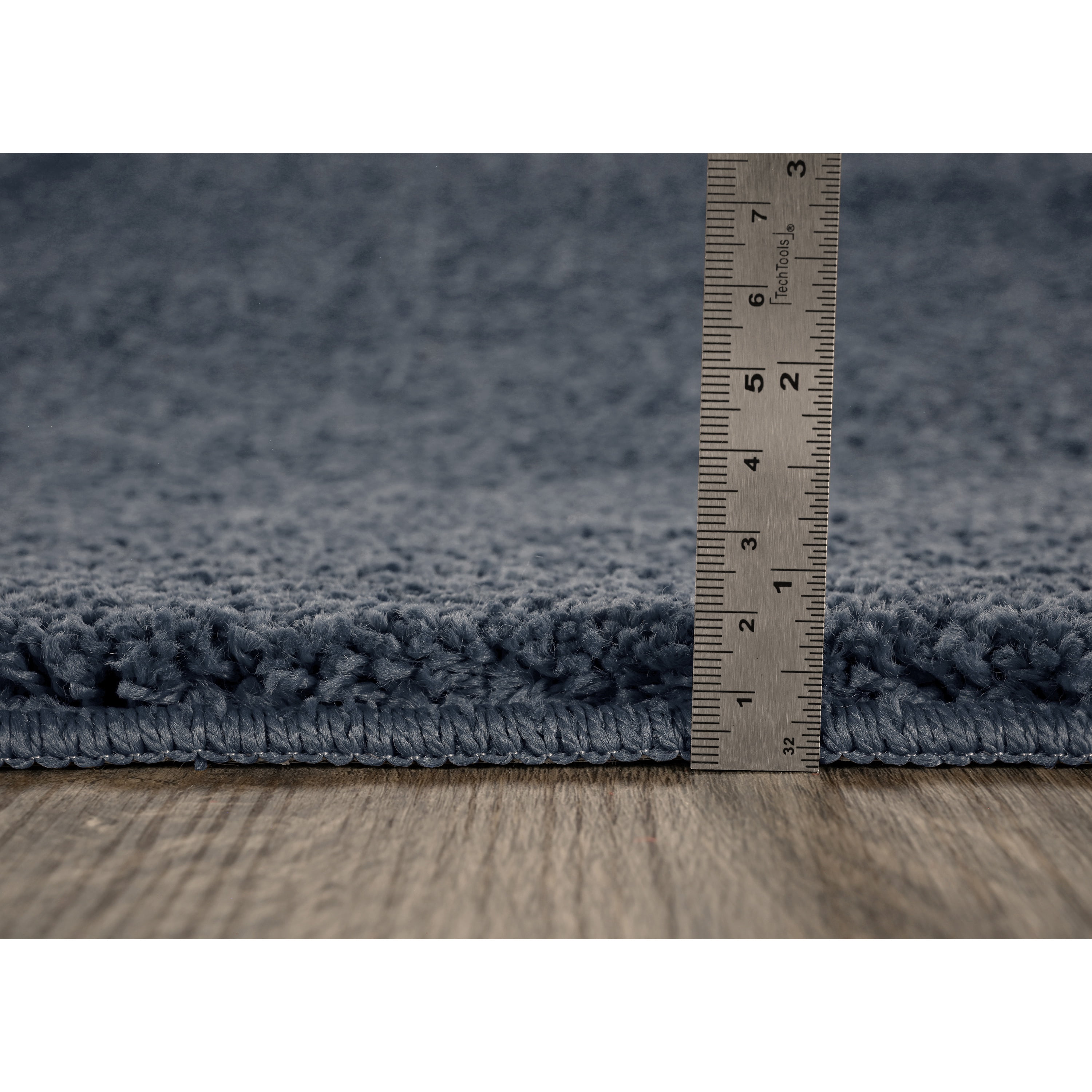 Garland Rug Sedona Washable Polypropylene Slate Blue Bath Rug, 24" x 40"