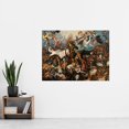 thumbnail image 2 of Pieter Bruegel The Elder The Fall Of The Rebel Angels Extra Large Art Print Wall Mural Poster Premium XL, 2 of 3