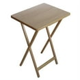 Mainstays Folding Tray Table Natural 19x15x26 inch