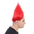 thumbnail image 3 of HPO Teen's Flag Troll Wig Collection | Canada Flag Wig | Premium Breathable Capless Cap, 3 of 9