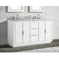 thumbnail image 2 of Avanity Austen-V60-S Austen 60" Double Free Standing Wood Vanity Cabinet Only - White, 2 of 5